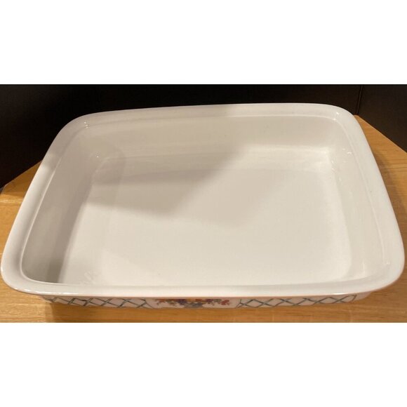 Villeroy & Boch Basket Lasagna Casserole Baking Dish‎ 12” X 9” Germany Vintage - Picture 2 of 5